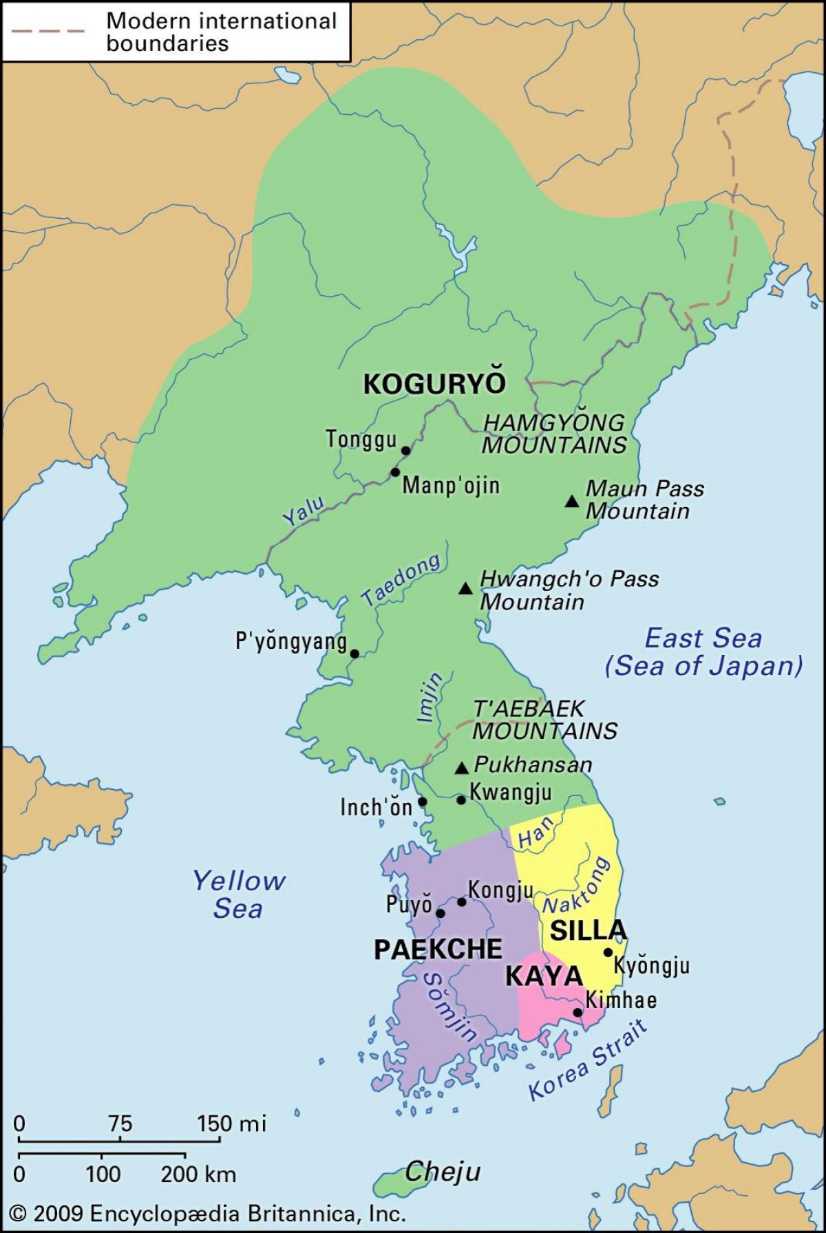 韓国の歴史地図